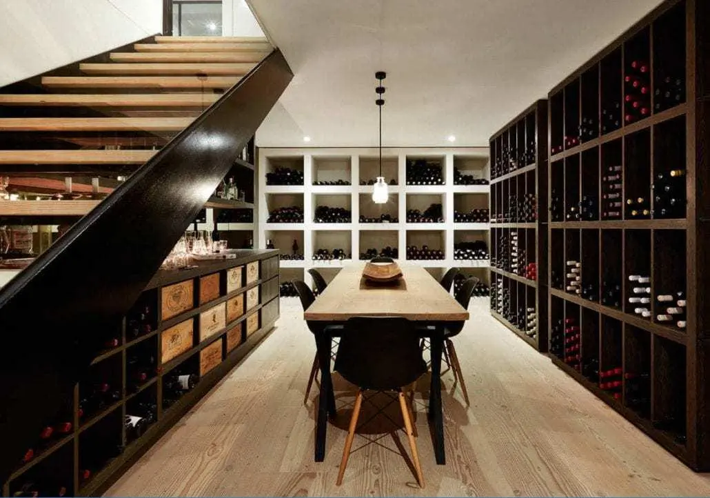 Building a Wine Cellar Basement Modern Cyrus Construction