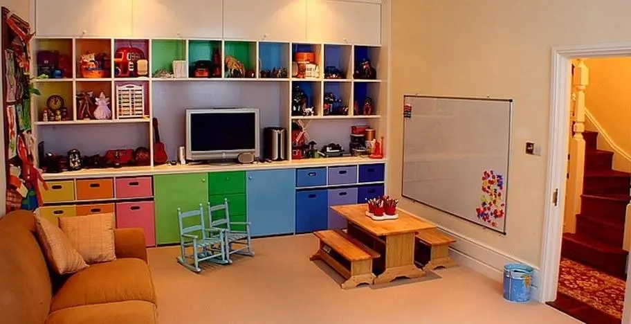 basement finished kids playroom